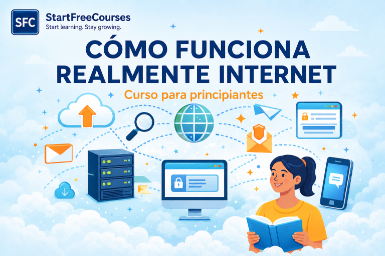 🌍 Cómo funciona realmente Internet – Independencia Online para Principiantes