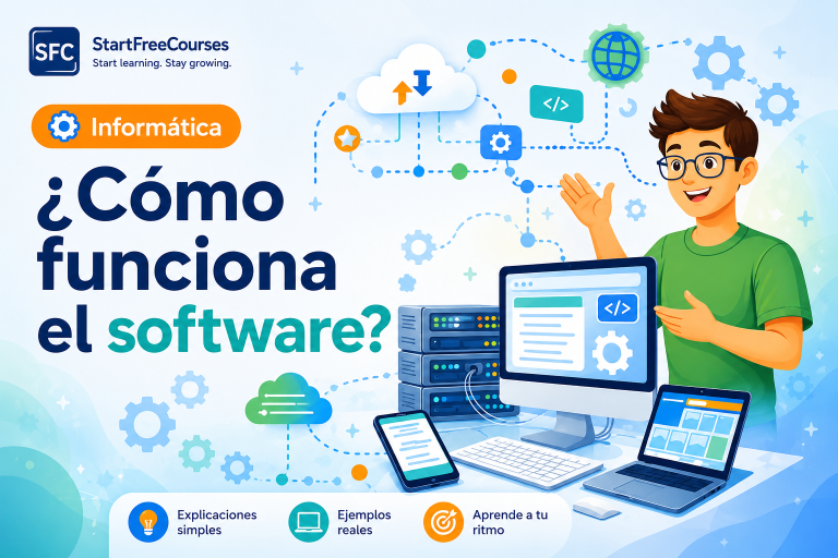 💻 Cómo funciona realmente el software – Fundamentos digitales para principiantes